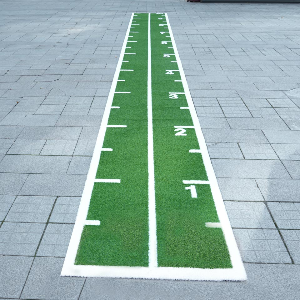 Custom Marked Sprint Turf