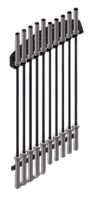 Wall-Mounted Barbell Rack