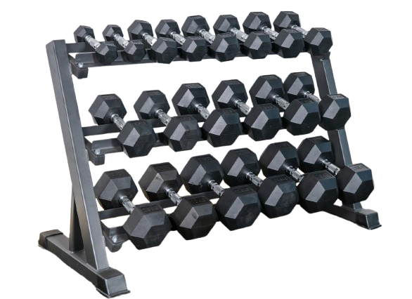 Standard 3-Tier Dumbbell Rack