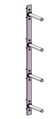Wall-Mounted Plate Pegs