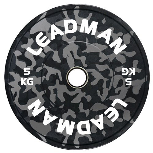 KG Camouflage Bumper Plates: custom bumper plate production for themed gyms