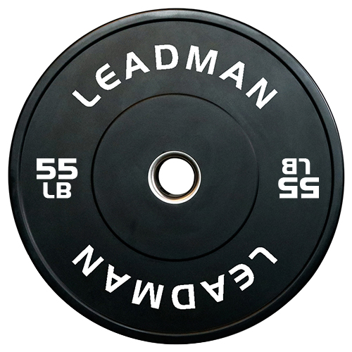 LB Black Narrow Bumper Plates: commercial-grade plates for compact training areas