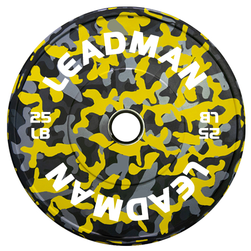 LB Camo Bumper Plates: B2B supply of distinctive bumper plates